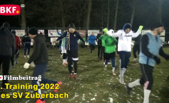 1. Training des SV Zuberbach 2022