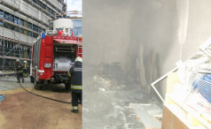 Oberwart: Brand beim neuen Krankenhaus