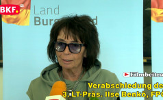 Verabschiedung der 3. LT-Präs. Ilse Benkö, FPÖ im burgenländischen Landtag
