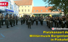 Platzkonzert der Militärmusik Burgenland in Pinkafeld