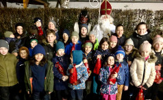 Strahlende Kinderaugen beim Nikolaus-Besuch in Bildein