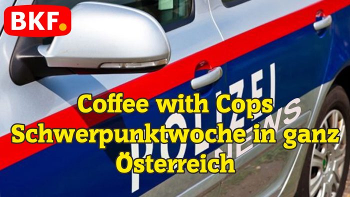 „Coffee with Cops“ – Schwerpunktwoche in ganz Österreich