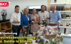 Betriebsbesuch des Unternehmens Dragana und Jürgen Seldte in Stinatz