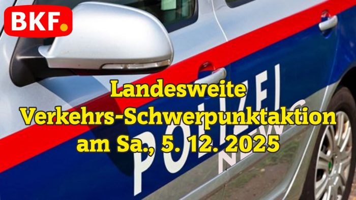 3. 12. 2025 – Polizei News