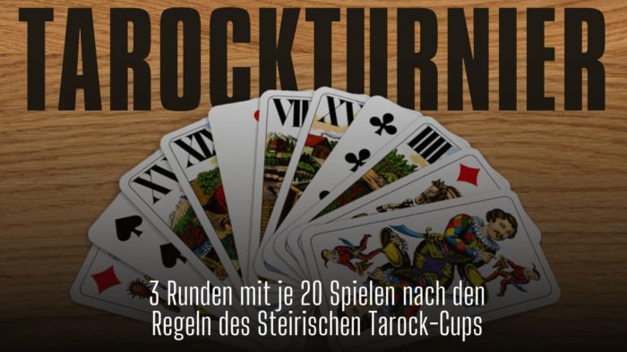 Tarockturnier in Stinatz am Samstag, 13. Juli 2026