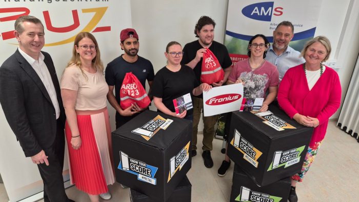 Starke Leistungen bei der KnowYourScore-Challenge: AMS-Spitze gratuliert Gewinnerinnen und Gewinnern persönlich