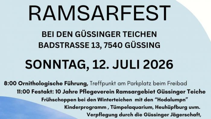 Ramsarfest bei den Güssinger Teichen