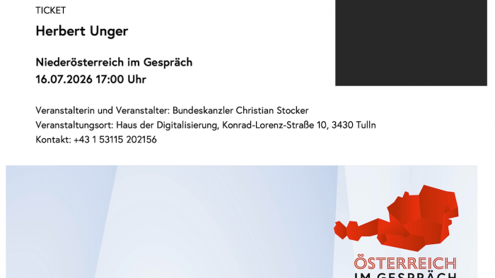 Ein Burgenländer im Österreichgespräch mit dem ÖVP Kanzler
