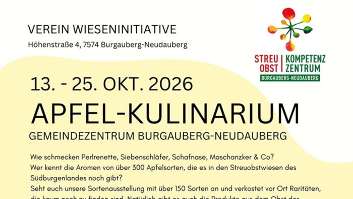 Apfelkulinarium 2026 und Leader-Projekt Apfel.reich