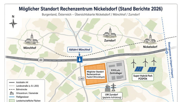 Nickelsdorf KIReZ: Spatenstich für einen Batteriespeicher mit 210 Megawattstunden