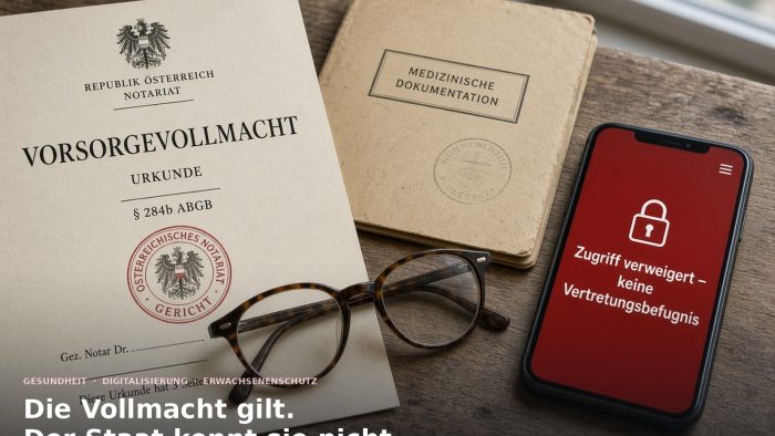 Pflege ID-Austria: Die Vorsorgevollmacht gilt, der Staat kennt sie nicht